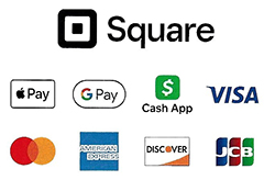 We accept all major credit cards.